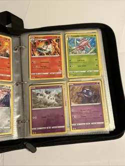 Pokemon Card Binder Collection Lot 200 Cards Binder Included - Image 10