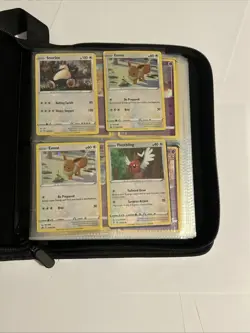 Pokemon Card Binder Collection Lot 200 Cards Binder Included - Image 2