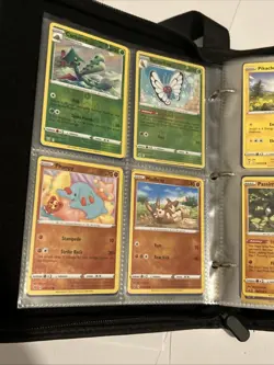 Pokemon Card Binder Collection Lot 200 Cards Binder Included - Image 7