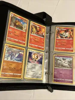 Pokemon Card Binder Collection Lot 200 Cards Binder Included - Image 9
