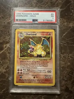 Pokémon TCG Charizard Base Set 4/102 Holo 1999-2000 Wizards Base Set Copyright Holo Rare - Image 4