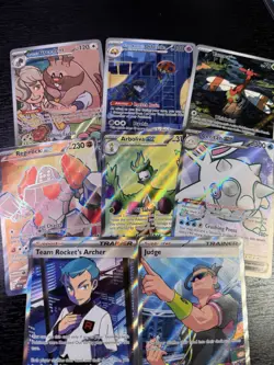 Lot Of 8 Destined Rivals Hits Full Art Trainer Pokemon TCG Near Mint+ - Image 12