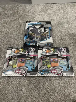 Pokemon Black Bolt Binder, 2x Poster Collection, Fast shipping, Sealed, On hand - Image 1