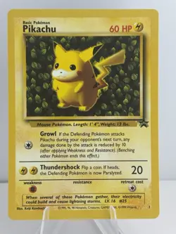 Pokémon TCG Pikachu Wizards Black Star Promos #1 Regular Rare - Image 1