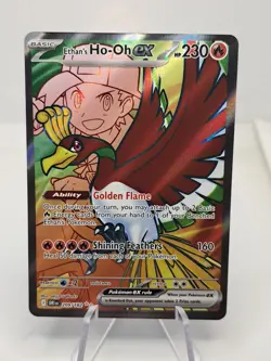 Pokémon TCG Ethan's Ho-Oh EX 209/182 Ultra Rare Full Art Destined Rivals - Image 3