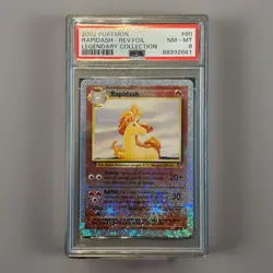 Rapidash Reverse Foil PSA 8 2002 Pokemon Legendary Collection 60/110 - Image 3