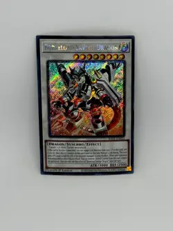 Yugioh Card Borreload Savage Dragon RA01-EN033 PLATINUM SECRET RARE 1st Ed. NM - Image 2