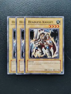 Yu-Gi-Oh -  Headless Knight  3X  - Full Playset - Image 2