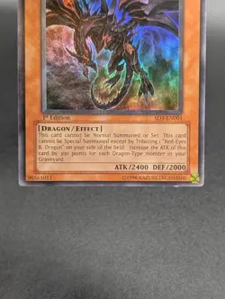 Red-Eyes Darkness Dragon SD1-EN001 Ultra Rare Holo 1st Edition 2005 Yu-Gi-Oh! - Image 11