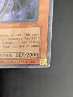 Red-Eyes Darkness Dragon SD1-EN001 Ultra Rare Holo 1st Edition 2005 Yu-Gi-Oh! - Image 7