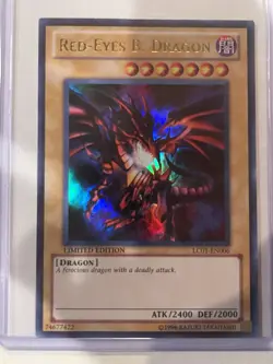 Yu-Gi-Oh! TCG Red-Eyes Black Dragon, Limited Editon Card - Image 3