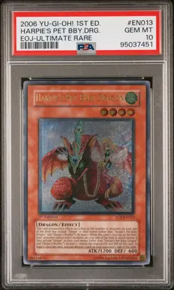 Harpie's Pet Baby Dragon (UTR) EOJ-EN013 Enemy of Justice 1st Edition - Image 1