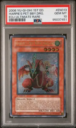 Harpie's Pet Baby Dragon (UTR) EOJ-EN013 Enemy of Justice 1st Edition - Image 4
