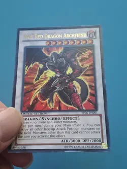 Yugioh Card - Hot Red Dragon Archfiend Ultra Rare 1st Edition YF06-EN001 HP - Image 1