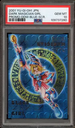 Yu-Gi-Oh! Dark Magician Girl Dungeon Dice Monsters Blue JPN Secret Rare PSA 10 - Image 3