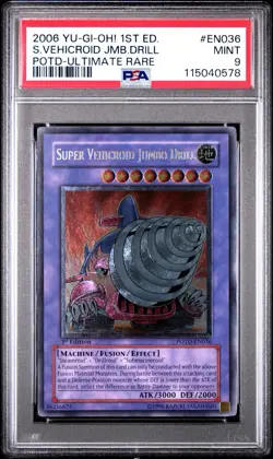 Super Vehicroid Jumbo Drill (UTR) POTD-EN036 Power of the Duelist-1st Edition 1st Edition - Image 3