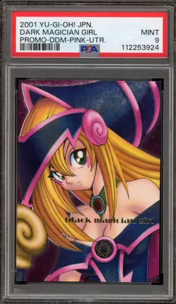 Yu-Gi-Oh! Dark Magician Girl Dungeon Dice Monsters Pink JPN Ultimate Rare PSA 9 - Image 3