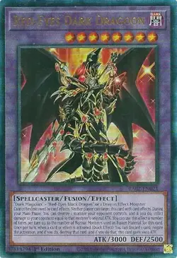 Red-Eyes Dark Dragoon (PUR) RA02-EN021 25th Anniversary Rarity Collection II 1st Edition - Image 1