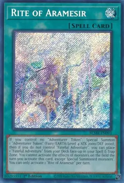 Rite of Aramesir BLMR-EN093 Battles of Legend: Monstrous Revenge 1st Edition - Image 1