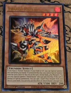Sword Ryzeal CRBR-EN001 Crossover Breakers 1st Edition - Image 2