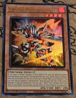 Sword Ryzeal CRBR-EN001 Crossover Breakers 1st Edition - Image 3