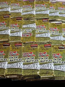 Yugioh TCG 2021 Tin of Ancient Battles Mega Pack 1st Edition 36 Booster Pack Lot - Image 1