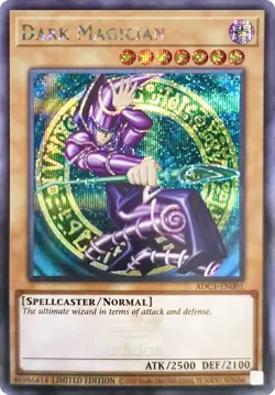 Dark Magician (Adidas Exclusive) ADC1-EN001 Miscellaneous Promotional Cards Limited Edition - Image 1
