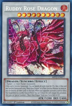Ruddy Rose Dragon MP22-EN077 2022 Tin of the Pharaoh's Gods 1st Edition - Image 1