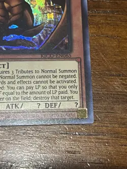 The Winged Dragon of Ra (Ultra Pharaoh's Rare) KICO-EN065 King's Court 1st Edition - Image 5