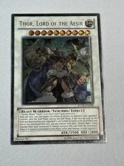 Yugioh Thor, Lord of the Aesir STOR-EN038 Ultimate Rare EURO PRINT NM - Image 6