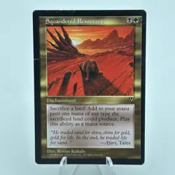 Squandered Resources Visions MTG Magic The Gathering Card MP - Image 1