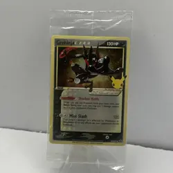 Greninja Gold Star SWSH144 New & Sealed Promo Pokemon Card Celebrations - Image 1