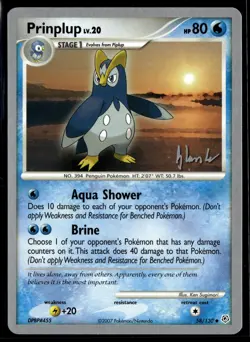 Prinplup 58/130 Dylan Lefavour Empotech World Championships Deck Pokemon Card - Image 1