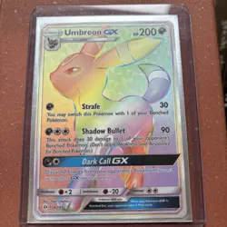 Umbreon GX - 154/149 - Pokemon Sun & Moon Base Set Secret Rare Card NM/VLP - Image 1