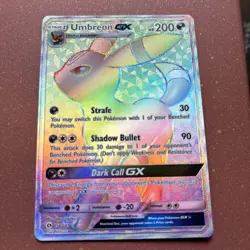 Umbreon GX - 154/149 - Pokemon Sun & Moon Base Set Secret Rare Card NM/VLP - Image 2
