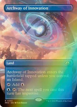 MTG - Archway of Innovation - Foil Borderless - MH3 0350 Modern Horizons 3 Rare - Image 1