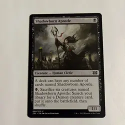MTG Shadowborn Apostle - Double Masters 2022, Lightly Played, English - Image 1