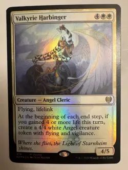 Valkyrie Harbinger LP/NM* FOIL PROMO MEDIA 374 MTG - Image 1