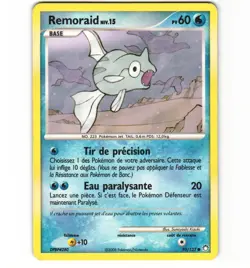 Pokemon French Remoraid 95/123 Mysterious Treasures HP Non-holo Card - Image 1