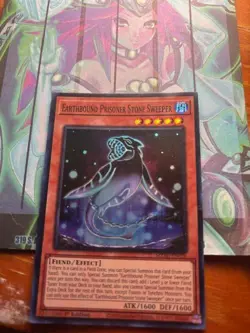 Yugioh 1x Earthbound Prisoner Stone Sweeper Maze MZMI-EN028 1st Ed LP-NM - Image 1