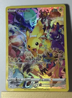 Pokemon Pikachu TCG Crown Zenith Secret Rare Full Art Card 160/159 NM Condition - Image 1