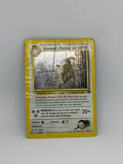 Pokemon Card Giovanni's Persian 8/132 Gym Challenge HOLO RARE - HP - Image 2