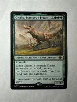 MTG English Ghalta, Stampede Tyrant Normal The Lost Caverns of Ixalan - Image 1