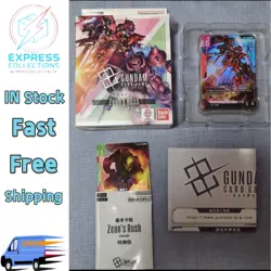 BANDAI Gundam Card Game Start Deck Gundam Assemble Set Zeon Rush ST03A  Chinese - Image 1