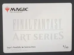 Gold Stamp Art Series Sageâ€™s Nouliths mtg Final Fantasy 5/53 - Image 7