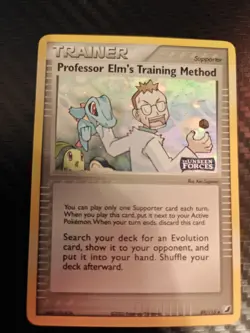 Pokemon TCG Professor Elm's Training Method 89/115 Unseen Forces Reverse Holo - Image 1