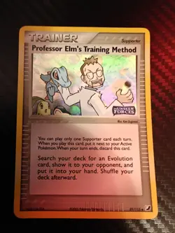 Pokemon TCG Professor Elm's Training Method 89/115 Unseen Forces Reverse Holo - Image 2