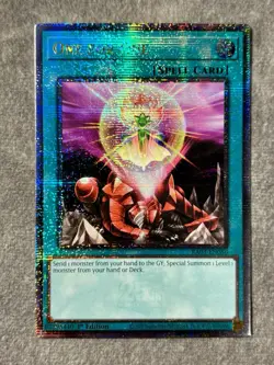 Yugioh! 1x One for One RA03-EN056 Quarter Century Secret Rare 1st Ed NM - Image 1