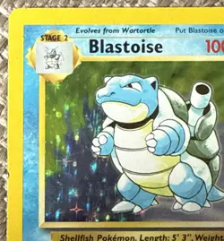 Blastoise 2/102 Base Set Holo Rare Pokemon Card 1999-2000 WOTC TCG HP - Image 2