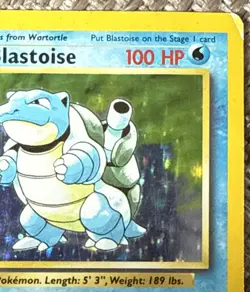 Blastoise 2/102 Base Set Holo Rare Pokemon Card 1999-2000 WOTC TCG HP - Image 3